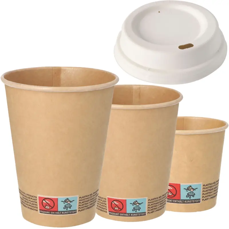 Couvercle pour tasse à expresso, plastique blanc – 6cm (50 pcs) Usine Directe
