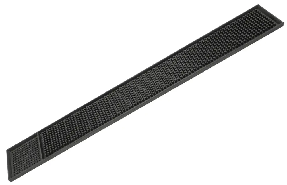 Achetez Aujourd’hui Tapis de bar noir, avec shot – 1 x 8 x 60cm