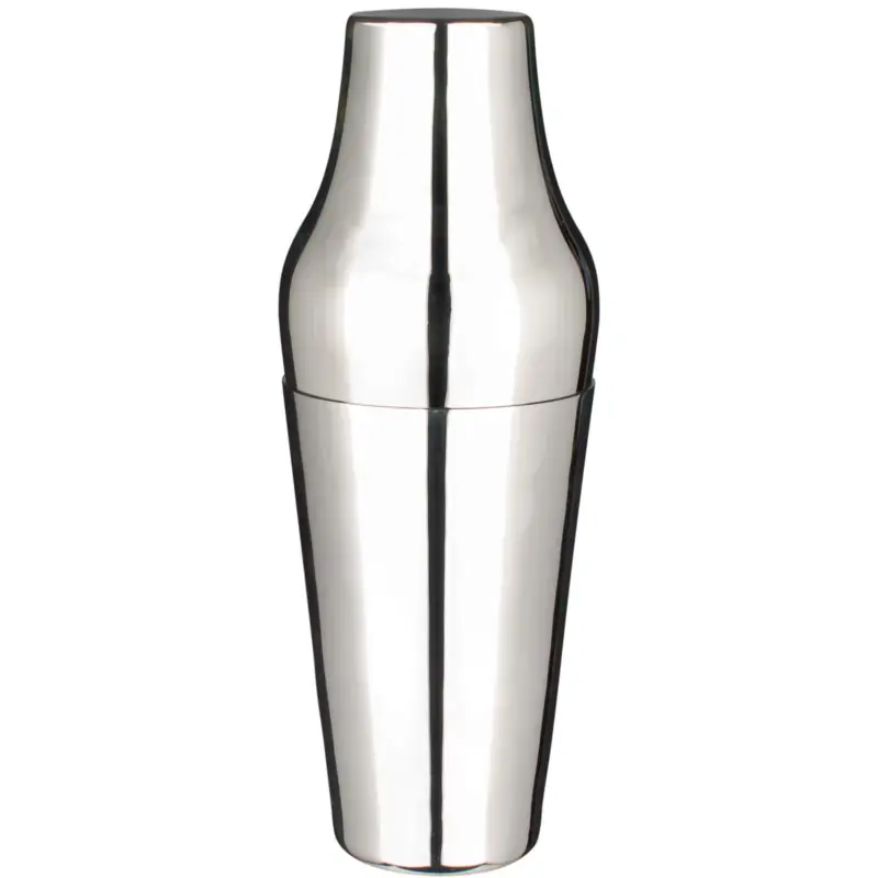 Shaker à cocktail / French Shaker, laiton plaqué argent - 500 ml Achat Immédiat
