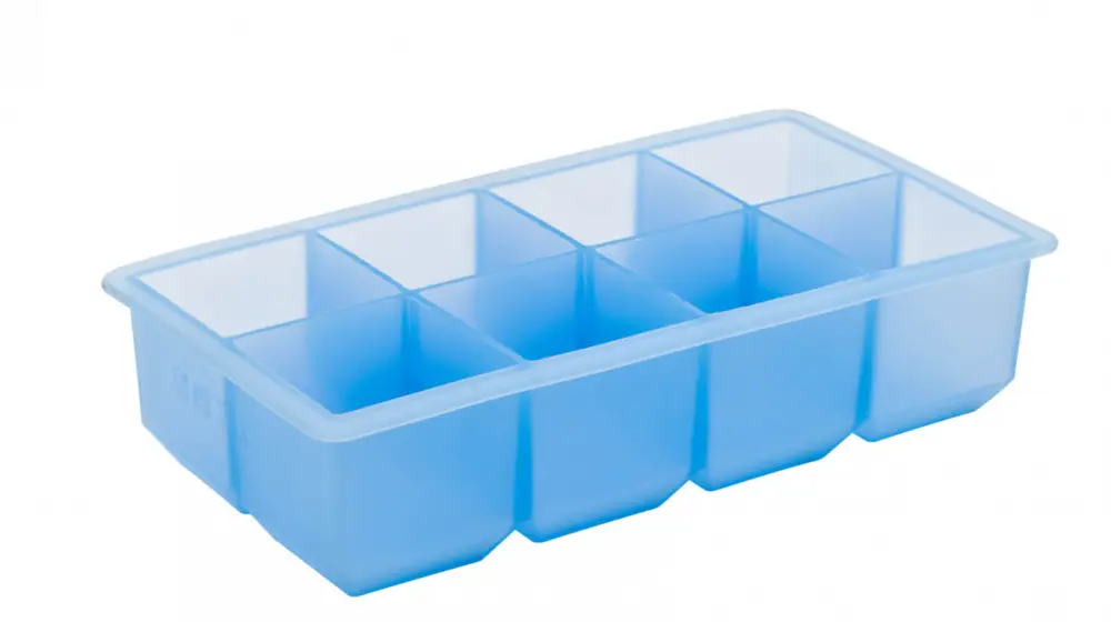 Nouvelle Collection Moule à glaçons en silicone platine – Cube (5,0cm)