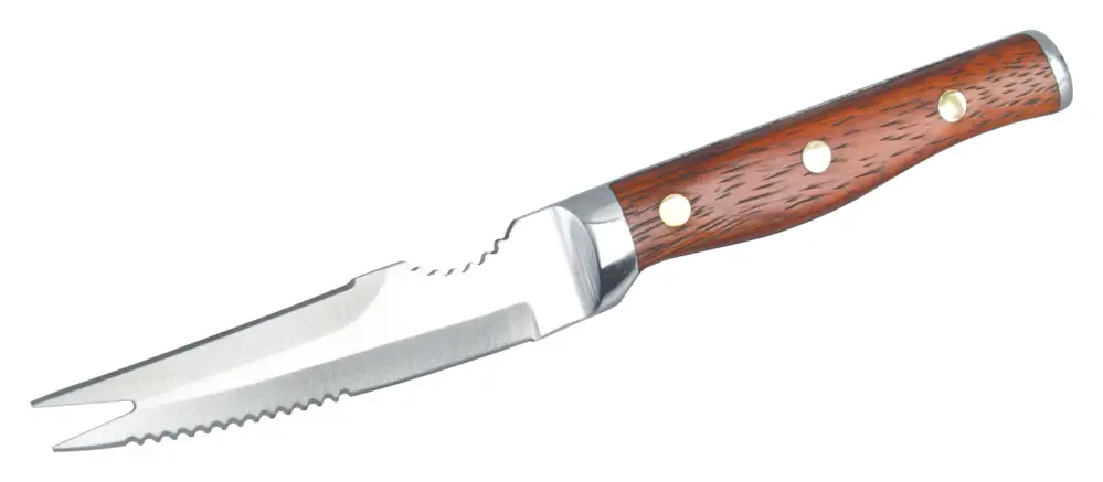 Achat Immédiat Couteau de bar Coley, acier inoxydable, manche en bois – 21,5 cm