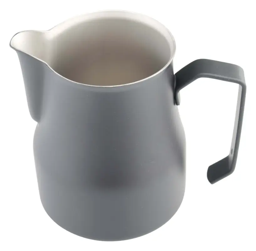 Pot à lait Europa, Motta, acier inoxydable noir – 500ml Offre Spéciale