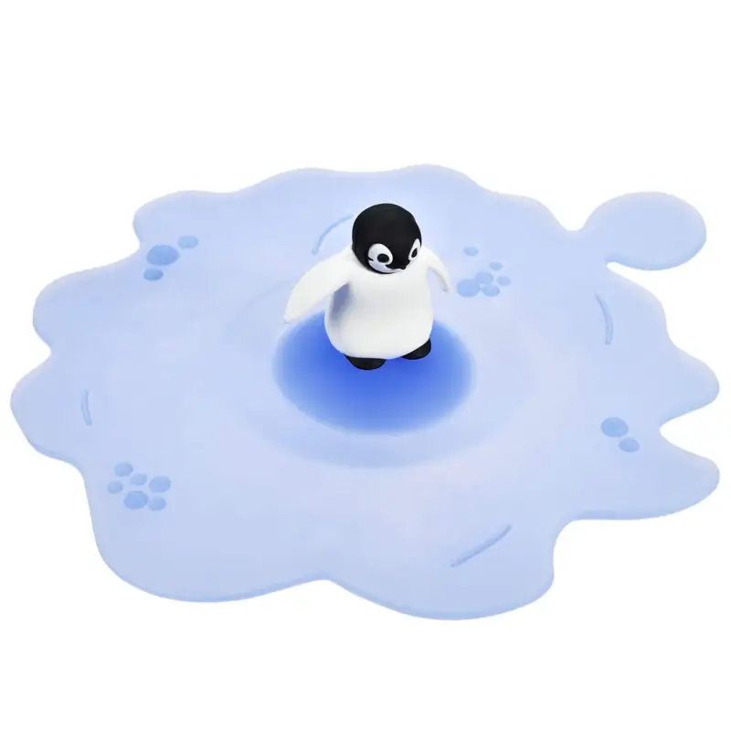 Couvercle en verre silicone, Lurch – Pingouin (10,5cm) Offre Du Jour
