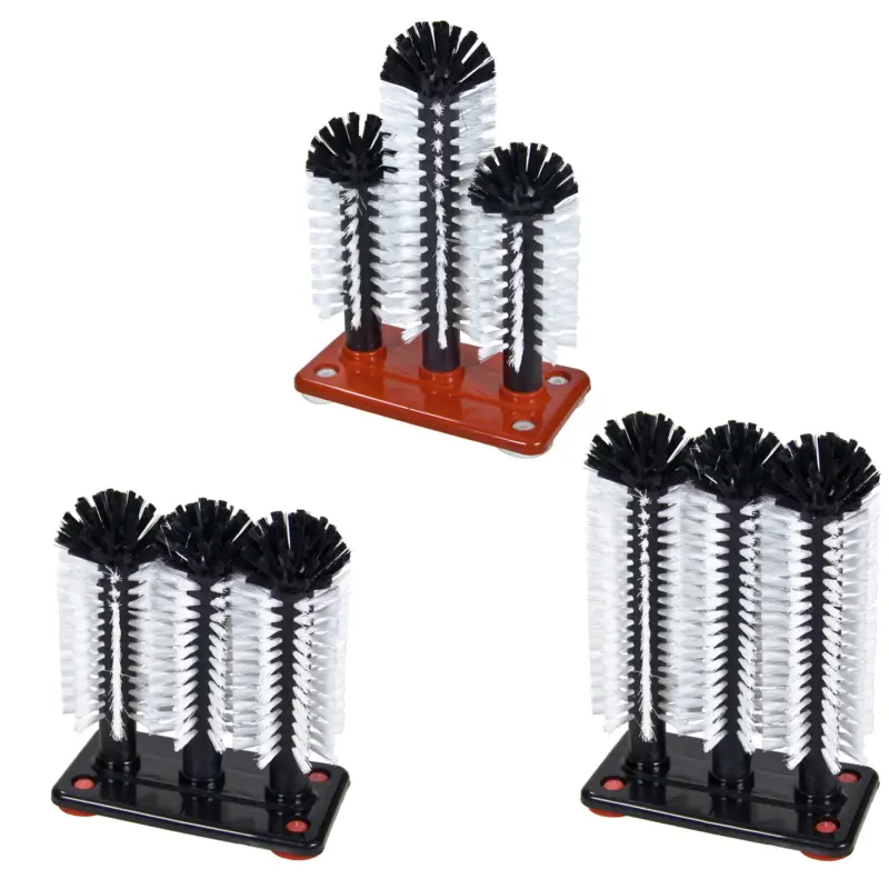 Ensemble de brosses à verres Delfin – 3x 18 cm Super Prix