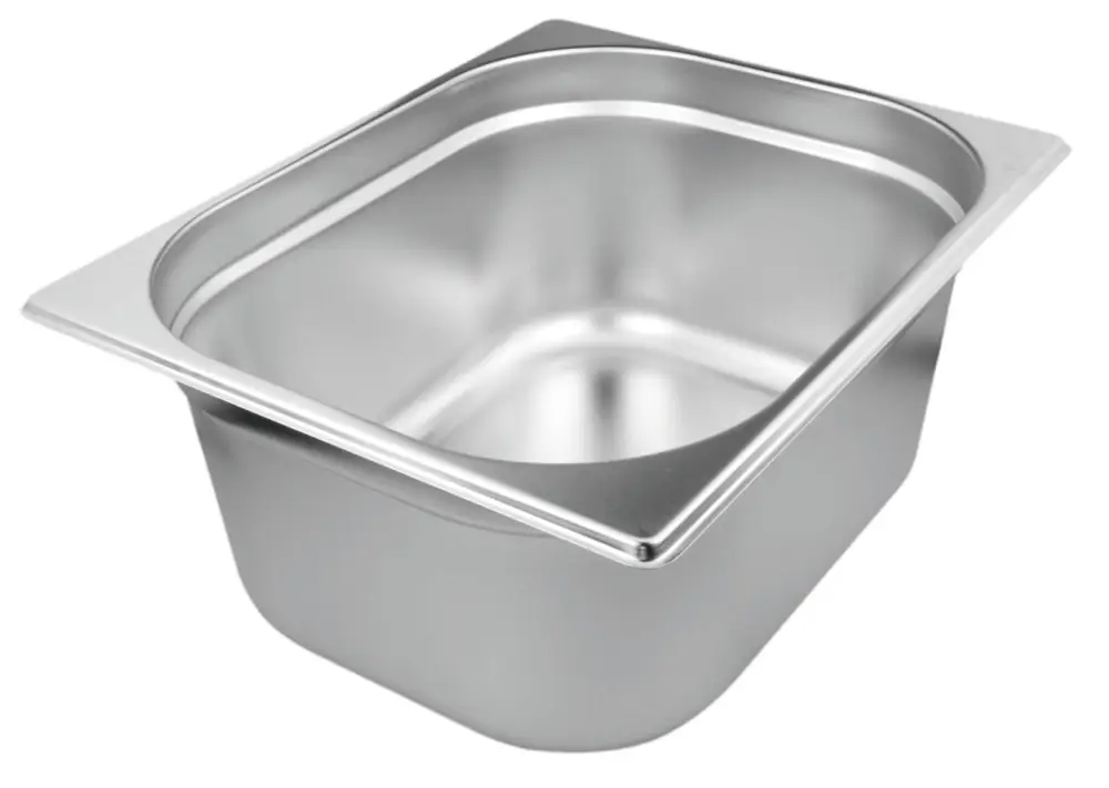 Récipients Gastro Norm 65mm de profondeur – Acier inoxydable (GN 1/2) Commande En Gros