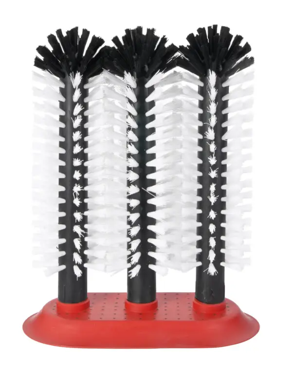 Brosses à laver les verres avec plaque d&rsquo;aspiration (3x25cm) Offre Du Jour