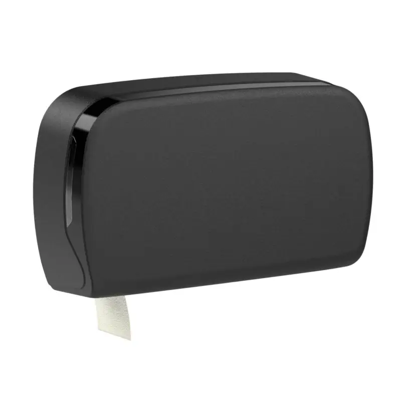 Distributeur de papier toilette Maxi Jumbo pour 2 rouleaux – noir mat Prix Bas