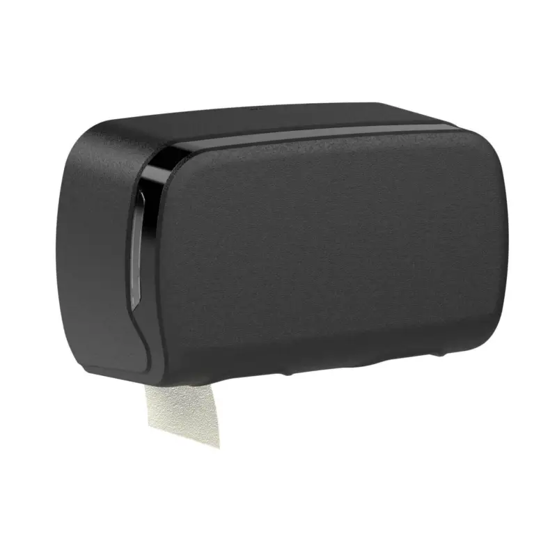 Distributeur de papier toilette pour 2 rouleaux – noir mat Usine Directe
