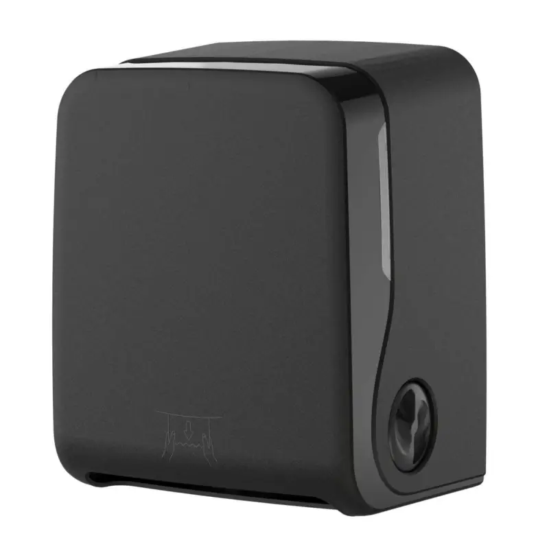 Meilleur Prix Distributeur de rouleaux d&rsquo;essuie-mains Autocut pour rouleaux avec adaptateur – noir mat