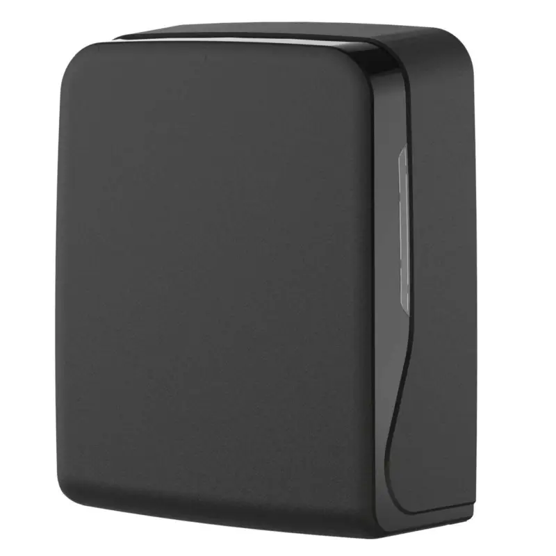 Distributeur de serviettes Maxi pour papier plié en V – noir mat Top Vente