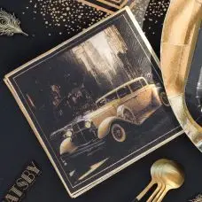 20 Serviettes en Papier Gatsby 33×33 cm 3 Plis Prix Choc