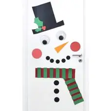 Décor de Porte DIY Bonhomme de Neige Top Vente