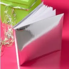 Livre d'or pas cher métallisé Argent Bon Plan