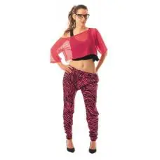 Déguisement Femme Pantalon Baggy sino tigre Anneés 80 Meilleure Vente