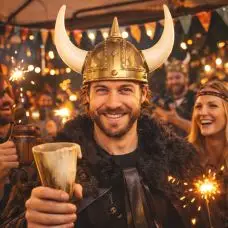 Livraison Gratuite Casque de Viking Réaliste