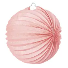 Remise Lampion Rond Rose Vintage 30cm