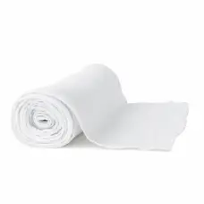Bon Marché Chemin de Table Voile de Coton Blanc 3m x 30cm