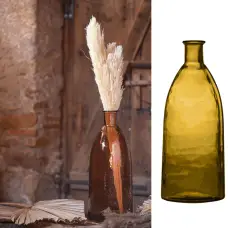 Prix Choc Vase en verre Mariage Atoll Ambre Ø 25.5 cm x 61 cm