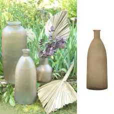 Vente Directe Vase Mariage en verre Atoll Grege Glace Ø 25.5 cm x 61 cm