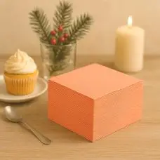 Solde Serviette en papier Cocktail Corail x 25 pièces