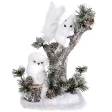 Prix Bas Décoration de Noel Animaux de la forêt 32 cm