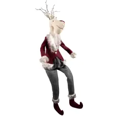 Décoration de Noël Renne Arthur 45cm Solde