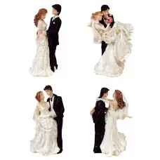 Acheter En Ligne Figurine mariage pas cher du couple de mariés vogue