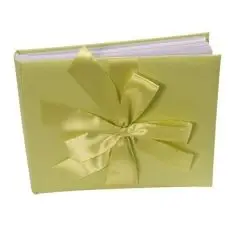 Populaire Livre d'or Vert Anis avec noeud