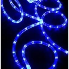 Guirlande de noel LED en tube lumineux Bleu 6 mètres Petit Prix