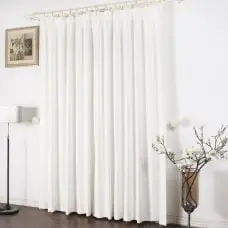 Livraison Express Rideau Isolant thermique et occultant Blanc 140x240cm