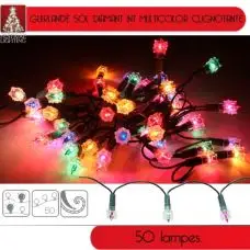 Guirlande lumineuse 50 lampes Diamant Multicolores Quantité Limitée
