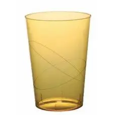 Verre a bière en plastique rigide Jaune x 50 pièces Offre Du Jour