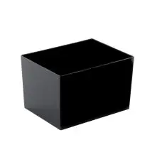 Verrine en plastique Rectangle Noir x 15 pièces Achat Immédiat